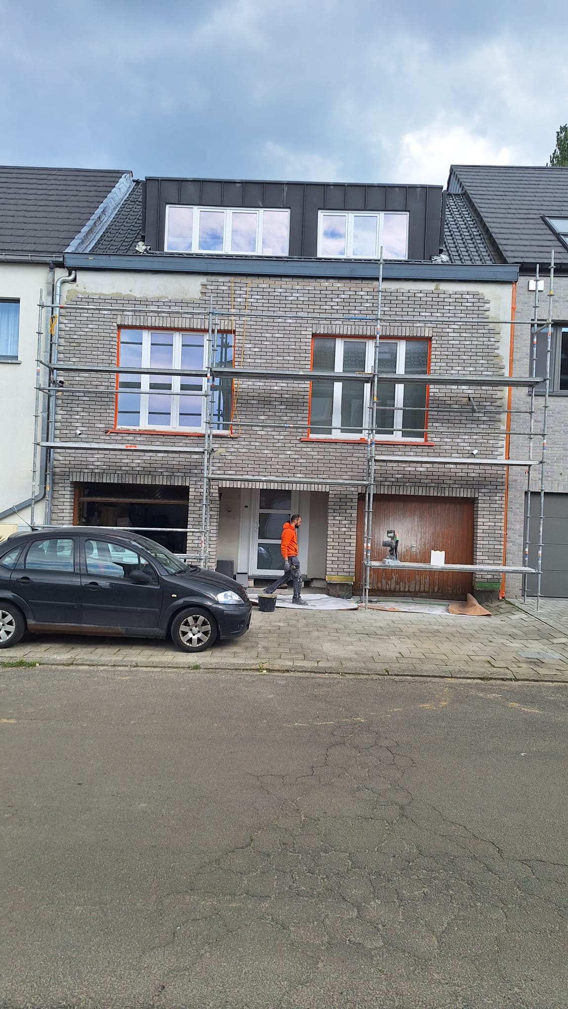 Renovation facade en briques