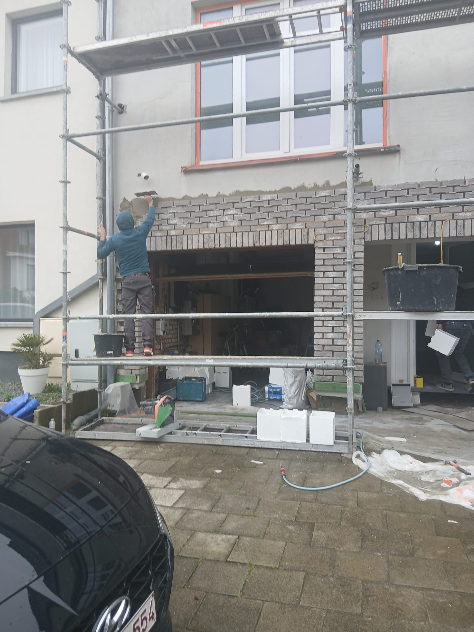 Maconnerie et parement de facade
