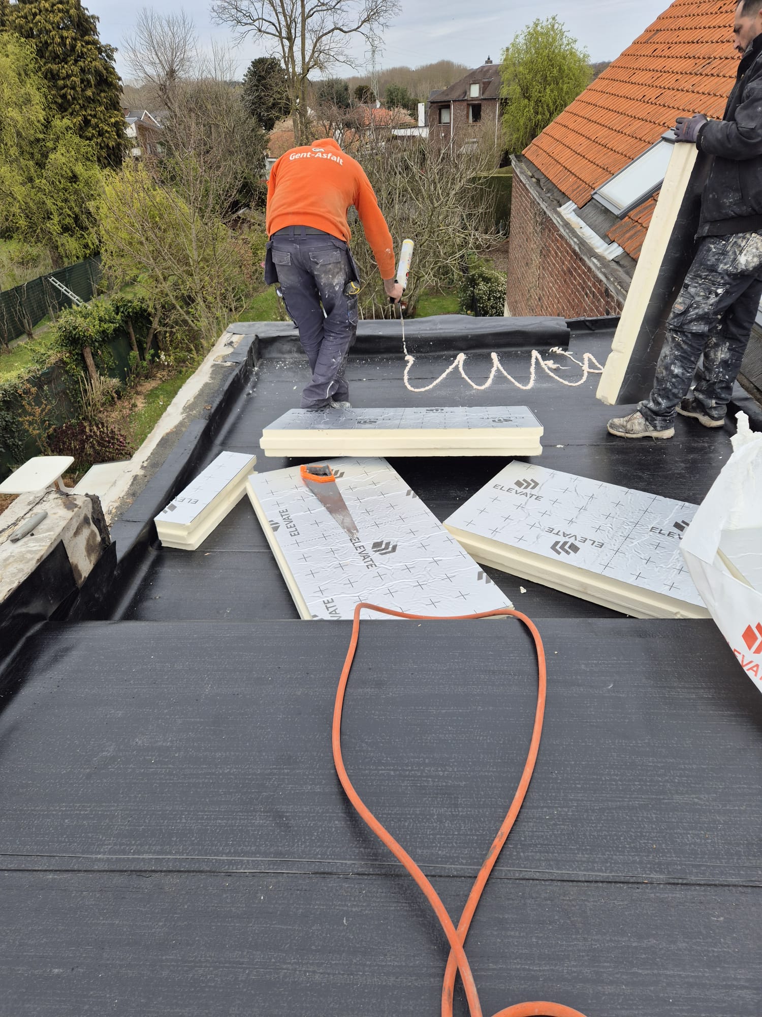 Toiture plate EPDM